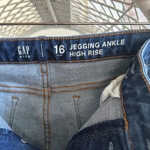 GAP Kids Girls High Rise Blue Jegging Jeans